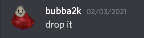 drop it, a legendary quote from bubba